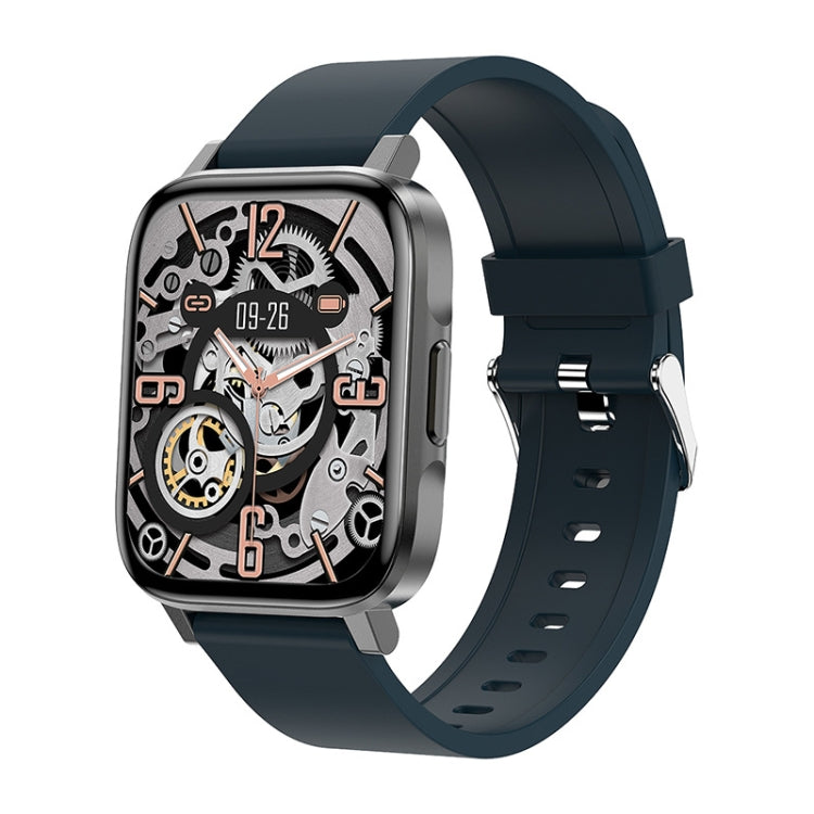 Montre connectée LOANIY F60 avec détection de température corporelle (1,7 pouce), bleu, noir, rouge, gris